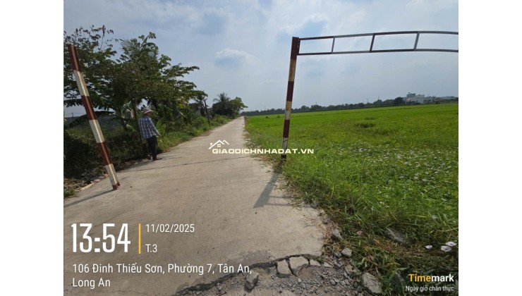 Chính chủ bán đất 1030m2 giá 7,2 tỷ, tp. Tân An, Long An