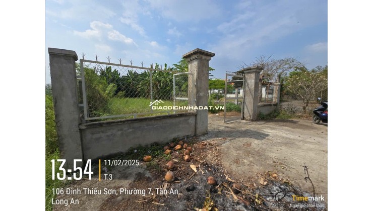 Chính chủ bán đất 1030m2 giá 7,2 tỷ, tp. Tân An, Long An