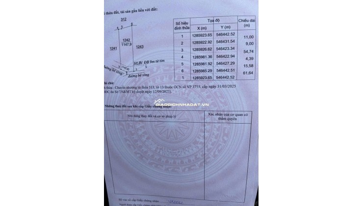 SIÊU RẺ – BÁN LÔ ĐẤT SÀO GIÁ CHỈ 290 TRIỆU- HỚN QUẢN - BÌNH PHƯỚC