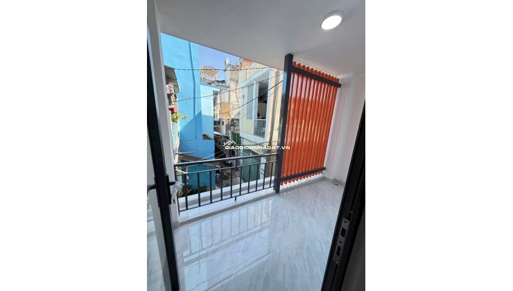 16 TRIỆU: NHÀ NGUYÊN CĂN 3 TẦNG TÂN BÌNH- LÝ THƯỜNG KIỆT- 4m X 17m– 4 PHÒNG NGỦ MỚI. VŨ 0933910039
