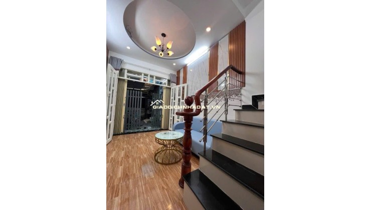 NHÀ 3 LẦU NHỎ ĐẸP – THIẾT KẾ SANG TRỌNG – HẺM XE HƠI 6M – NGAY TT THỊ TRẤN NHÀ BÈ – HUỲNH TẤN PHÁT - GIÁ 2xx TỶ