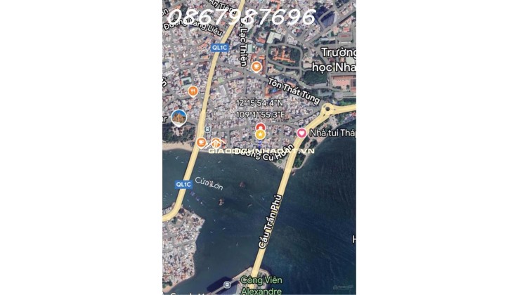 Bán nhà 2 tầng hẻm xe máy, cách bờ kè Cù Huân 70m – P. Bắc Nha Trang, giá chỉ 3,3 tỷ