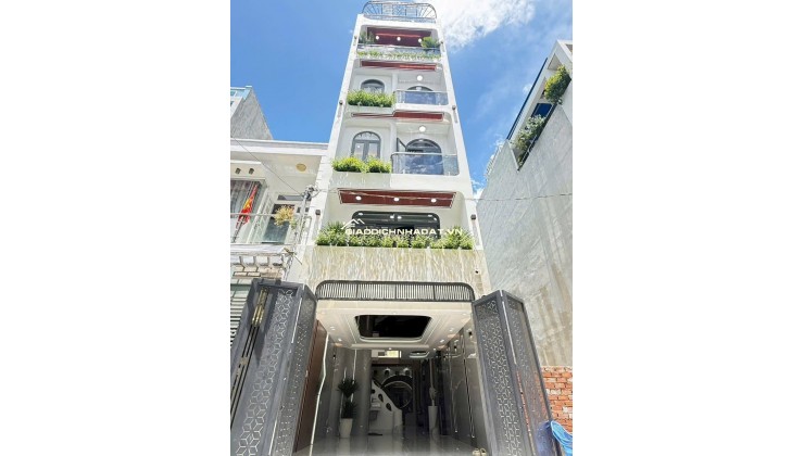 BÁN NHÀ MẶT TIỀN HẺM XE HƠI DƯƠNG THỊ MƯỜI – QUẬN 12 – 6 TẦNG KIÊN CỐ, Ở NGAY – GIÁ CHỈ 4 TỶ 650!