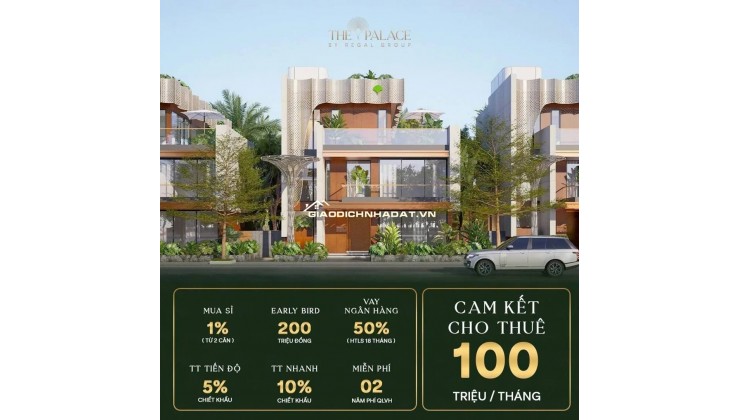 22 dinh thự độc bản The Palace Đà Nẵng. Hiện tại chỉ còn 5 căn dành cho giới Tinh Hoa