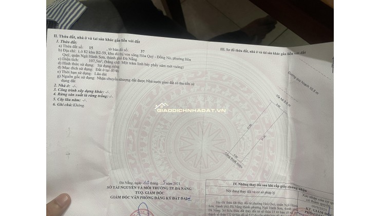 Bán nhà trong ngõ Đà Nẵng, Ngũ Hành Sơn: 100m2, sổ đỏ chính chủ, giá chỉ 6.5 tỷ - Cơ hội an cư lý tưởng!