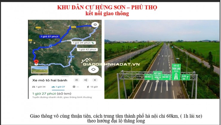 Đất nền Xã Hùng Sơn, Kim Bôi, diện tích 75,1m2 ( 360 triệu )