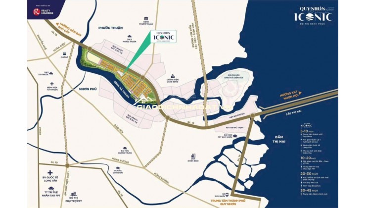 Bán  đất dự án đẹp ở mặt tiền QL19 Quy Nhơn Giá chỉ từ 2,2 tỷ/lô diện tích 80m2, Hỗ trợ trả góp không lãi suất