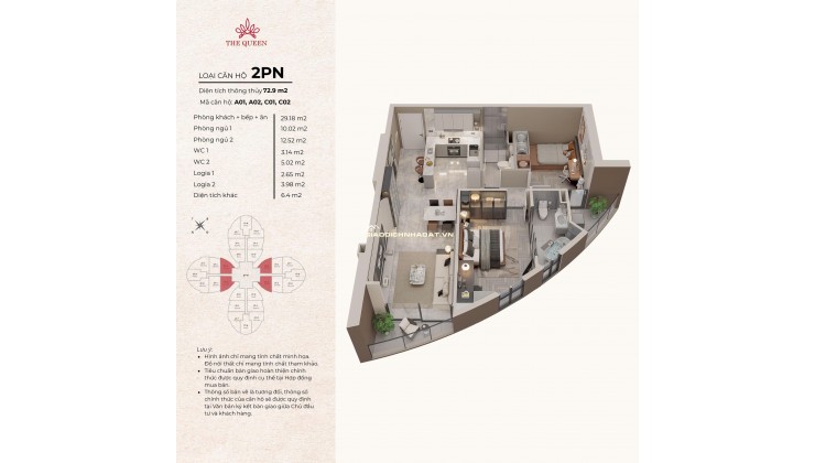 Chung cư cao cấp The Queen 360 Giải Phóng