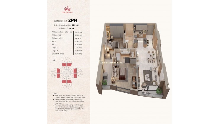 Chung cư cao cấp The Queen 360 Giải Phóng