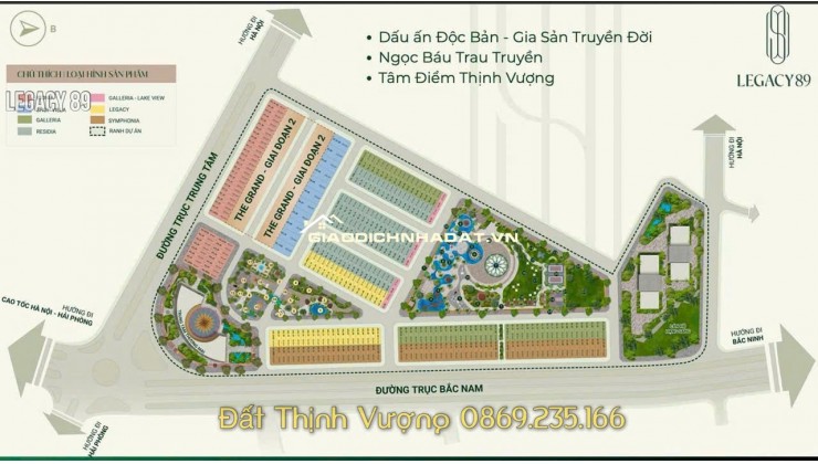 Nhận booking LEGACY 89 ( CĐT Hưng Hải ) địa chỉ độc đắc Nhất Phường Mỹ Hào, Hưng Yên