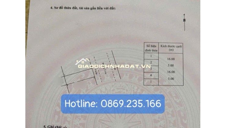 Bán 80m2 đất Sài Phi– MINH ĐỨC, MỸ HÀO, HƯNG YÊN