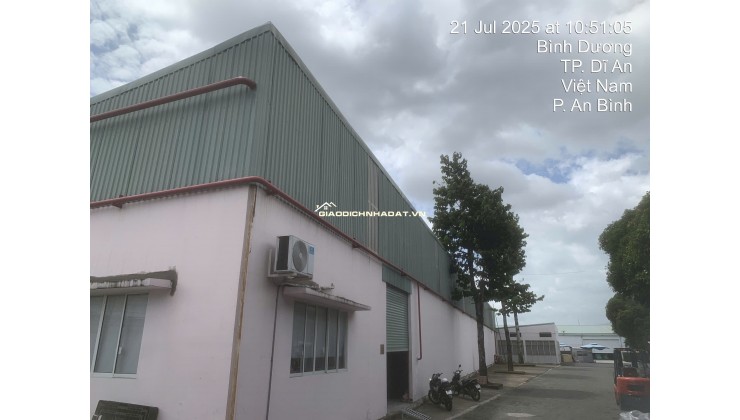 CHO THUÊ KHO 400m² – DĨ AN, BÌNH DƯƠNG