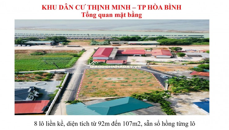 ĐẤT NỀN 2 MẶT TIỀN – VIEW SÔNG ĐÀ CỰC HIẾM TẠI TRUNG TÂM TP. HÒA BÌNH. Chỉ từ 6xx TRIỆU/LÔ