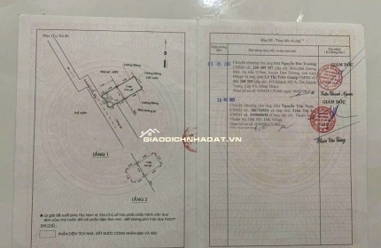 Hàng Hiếm TL40: nhà 1 lầu, 2 phòng ngủ, hẻm gần mặt tiền – sổ riêng – hỗ trợ vay