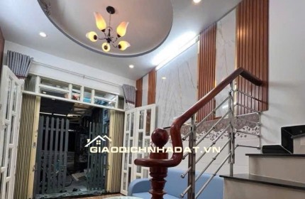 NHÀ 3 LẦU NHỎ ĐẸP – THIẾT KẾ SANG TRỌNG – HẺM XE HƠI 6M – NGAY TT THỊ TRẤN NHÀ BÈ – HUỲNH TẤN PHÁT - GIÁ 2xx TỶ