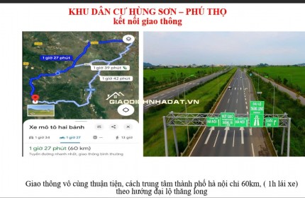 Đất nền Xã Hùng Sơn, Kim Bôi, diện tích 75,1m2 ( 360 triệu )