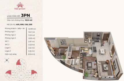 Chung cư cao cấp The Queen 360 Giải Phóng