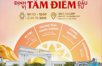 Chỉ 600 triệu sở hữu sổ hồng tên mình & nhà phố 7m x 16m xây 4 tầng tại AGORA CITY. VŨ 0933910039