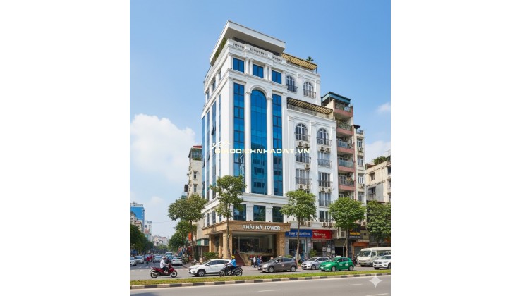GIÁM SỐC 15 TỶ- BÁN GẤP - MẶT PHỐ THÁI HÀ - 8 TẦNG - 122m2 - OTO KINH DOANH!
