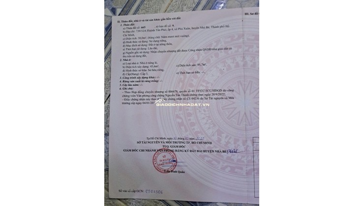 Bán nhà góc 2 mặt tiền hẻm xe hơi Huỳnh Tấn Phát Nhà Bè