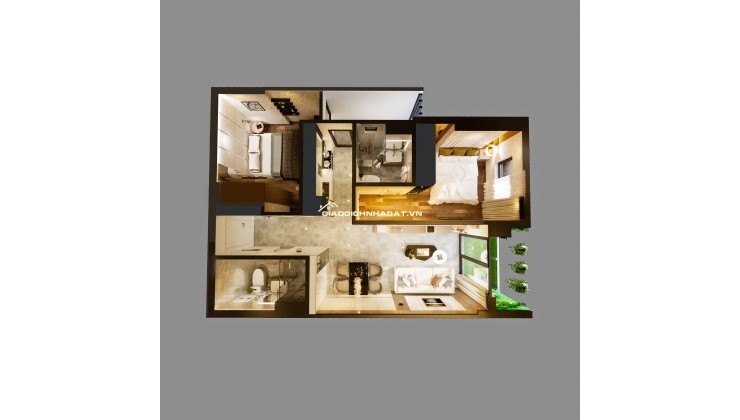 BÁN CĂN HỘ 65m² – 2 PHÒNG NGỦ TECCO HOME AN PHÚ