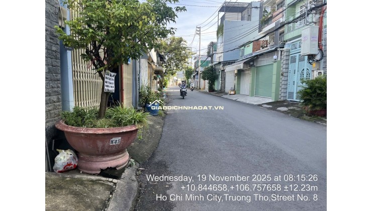 Bán nhà mặt tiền 37D Đường Số 8 P. Trường Thọ TP Thủ Đức