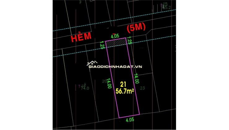 Bán nhà riêng 4x15m, 2 tầng – Trường Chinh thông Nguyễn Hữu Dật, gần mũi tàu Cộng Hòa, siêu thị Pandora