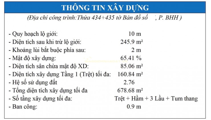 Lô đất 7.6x35m, Lê Trọng Tấn, BHH – Giáp Tân Phú – cực rẻ chỉ 47tr/m2