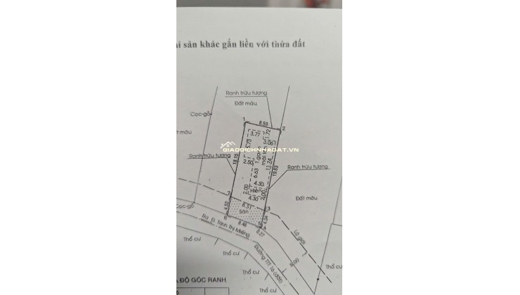 Bán nhà và đất 200m2 mặt tiền đường lớn xã Thới Tam Thôn Hóc Môn