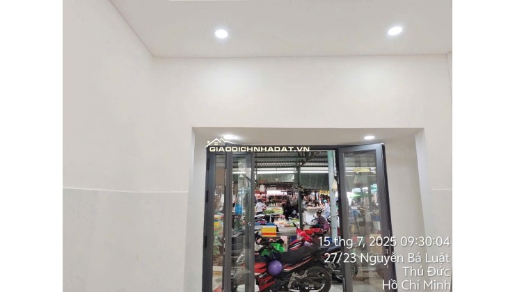 CHO THUÊ NHÀ NGUYÊN CĂN  54.1m2, GẦN ĐƯỜNG CHỢ, GẦN ĐƯỜNG LỚN