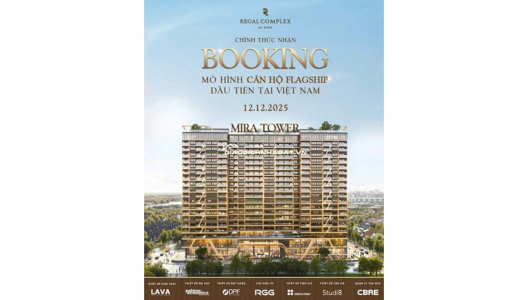 Chính thức nhận Booking toà Mira dự án Regal Complex Đà Nẵng