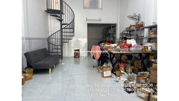 Bán nhà mặt tiền 37D Đường Số 8 P. Trường Thọ TP Thủ Đức