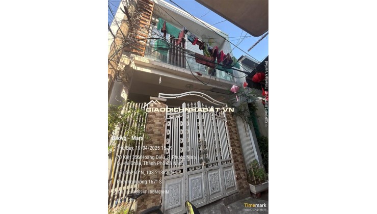 Bán nhanh nhà 2 tầng kiệt 356 Hoàng Diệu, Đà Nẵng.