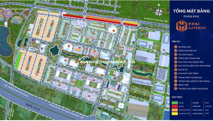  5 LÔ ĐẤT NỀN CUỐI CÙNG – YÊN PHONG GATEWAY 