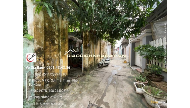 Chính chủ cần bán nhà kiệt Võ Văn Kiệt, Phước Mỹ, Đà Nẵng.