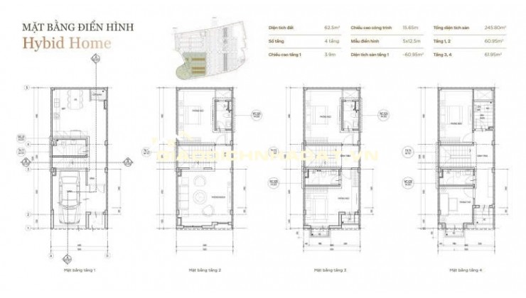  LIỀN KỀ HYBRID HOME – VLASTA THỦY NGUYÊN
