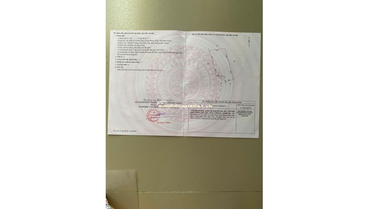 BÁN NHÀ ĐẤT TẠI ẤP NHẤT THẠNH HOÀ 500M2 SHR CHỈ 2 TỶ. LH:0913314259.