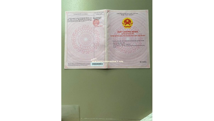 BÁN NHÀ ĐẤT TẠI ẤP NHẤT THẠNH HOÀ 500M2 SHR CHỈ 2 TỶ. LH:0913314259.