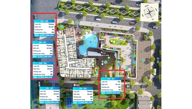 Chuyển nhượng căn hộ The Zenith Hải Phòng