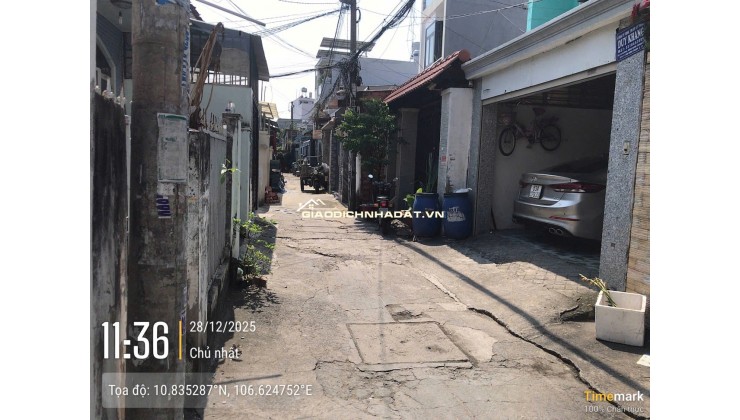 BÁN GẤP: NHÀ TÂN HƯNG THUẬN, 139.5M2 GIẤY TỜ ĐỦ, ĐÃ HOÀN CÔNG, CHỈ 14.5 TỶ LH:0966464549.