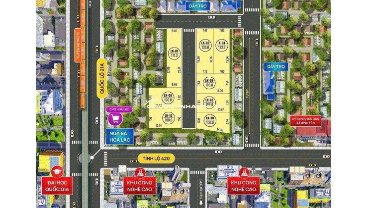 Bán đất thổ cư mặt đường 420 – vị trí ở tiện, kinh doanh tốt