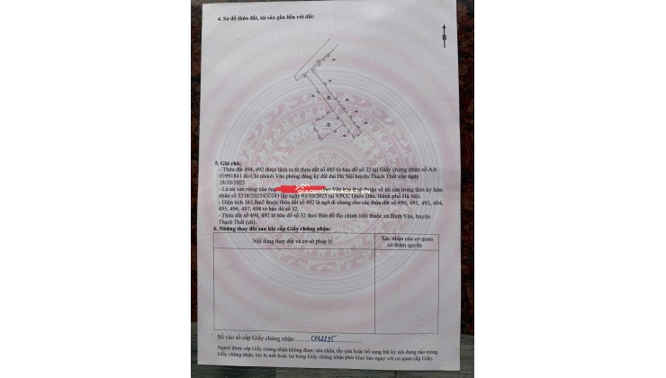 Bán đất thổ cư mặt đường 420 – vị trí ở tiện, kinh doanh tốt