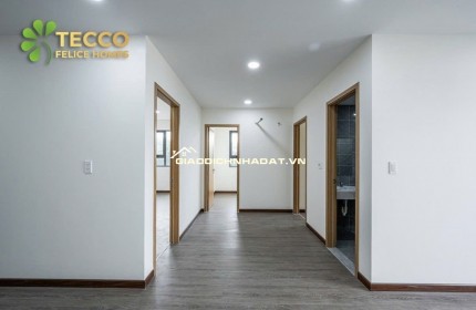 Bán căn hộ Tecco Felice Home diện tích 65m², thiết kế 2 phòng ngủ – 2 WC, mức giá chỉ 30 triệu/m²
