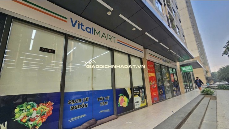 Bán căn shop vinhomes smart mặt sảnh diện tích 35m2 giá bán 8,5 tỷ