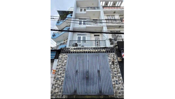 Bán nhà MT Lê Lai P12 Tân Bình nhà nở hậu 1 trệt 3 lầu 1 sân thượng