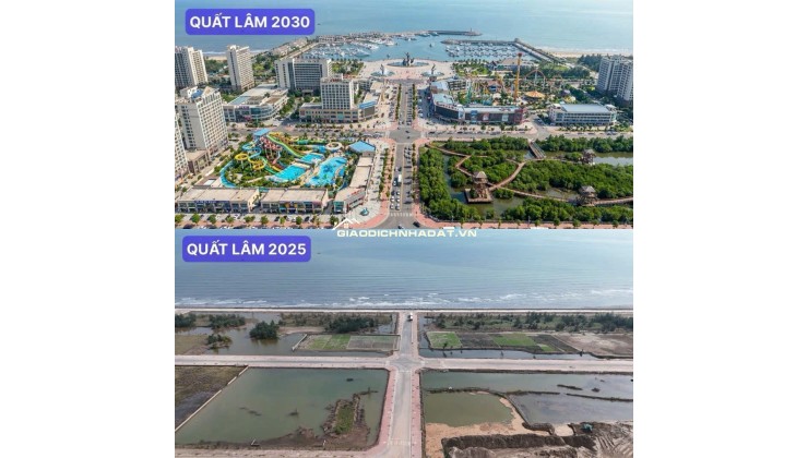1,3 TỶ SỞ HỮU NGAY LÔ ĐẤT ĐẸP GẦN BÃI TẮM, QUẢNG TRƯỜNG BIỂN, FLAMINGO, KCN VSIP LỚN NHẤT MIỀN BẮC