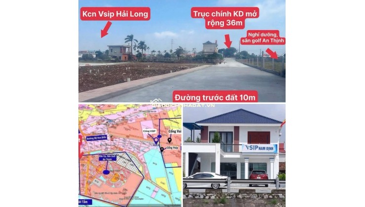 1,3 TỶ SỞ HỮU NGAY LÔ ĐẤT ĐẸP GẦN BÃI TẮM, QUẢNG TRƯỜNG BIỂN, FLAMINGO, KCN VSIP LỚN NHẤT MIỀN BẮC