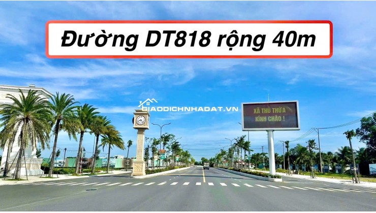 Chỉ 650 Tr sở hữu sổ hồng thửa đất 112m2 tại Agora City Thủ Thừa- hỗ trợ vay  70% Son 0987449422