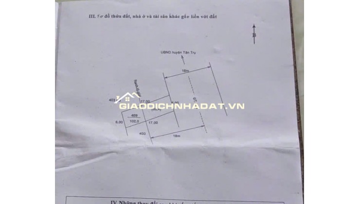 Bán hạ giá mặt tiền tỉnh Lộ 833 gần Quốc Lộ 50B giá 1,5 tỷ