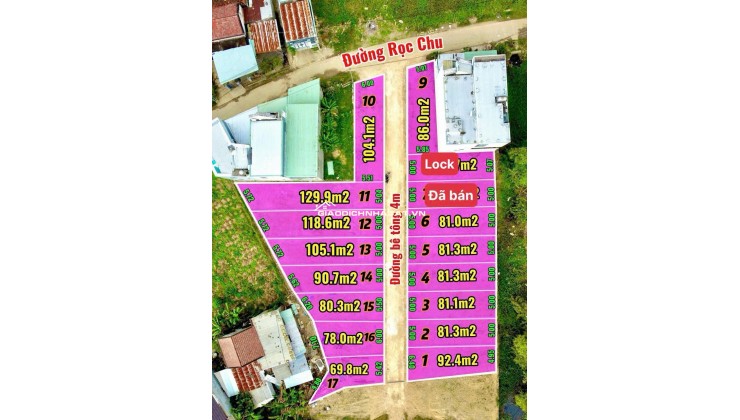 Bán đất thổ cư diên điền, diên khánh 79-129m2, giá dưới 1 tỷ, giá chính chủ, đầu tư f0